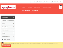 Tablet Screenshot of firstwebshop.com